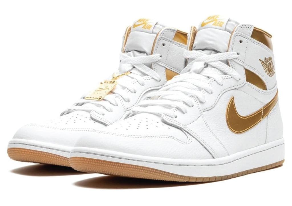 Air Jordan 1 Retro High OG Metallic Gold Wmns sneaker product image 2 | Foot Spikes
