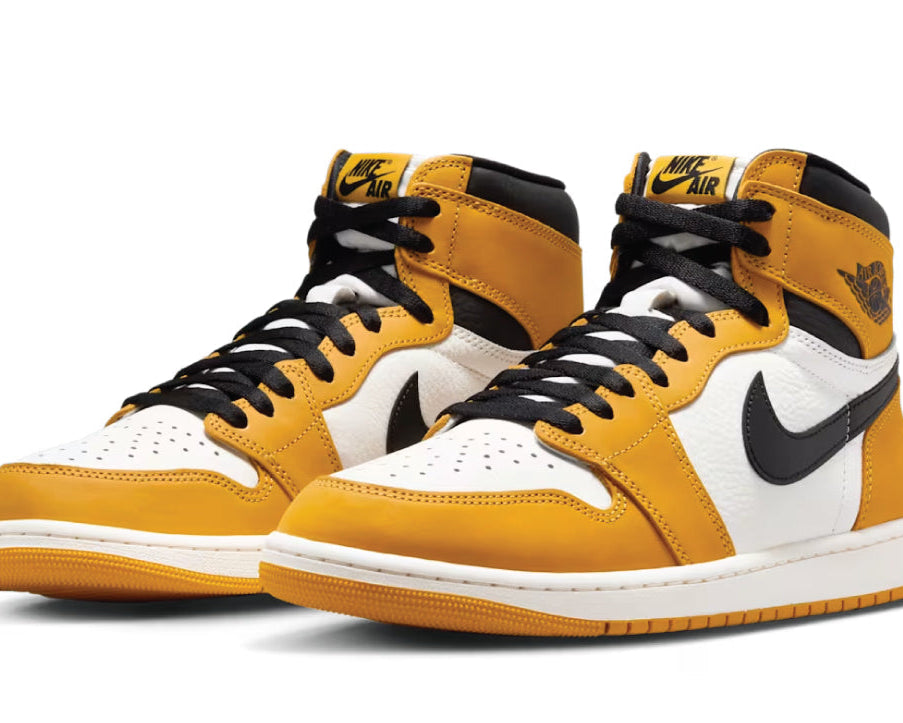 Air Jordan 1 Retro High OG Yellow Ochre sneaker product image 2 | Foot Spikes
