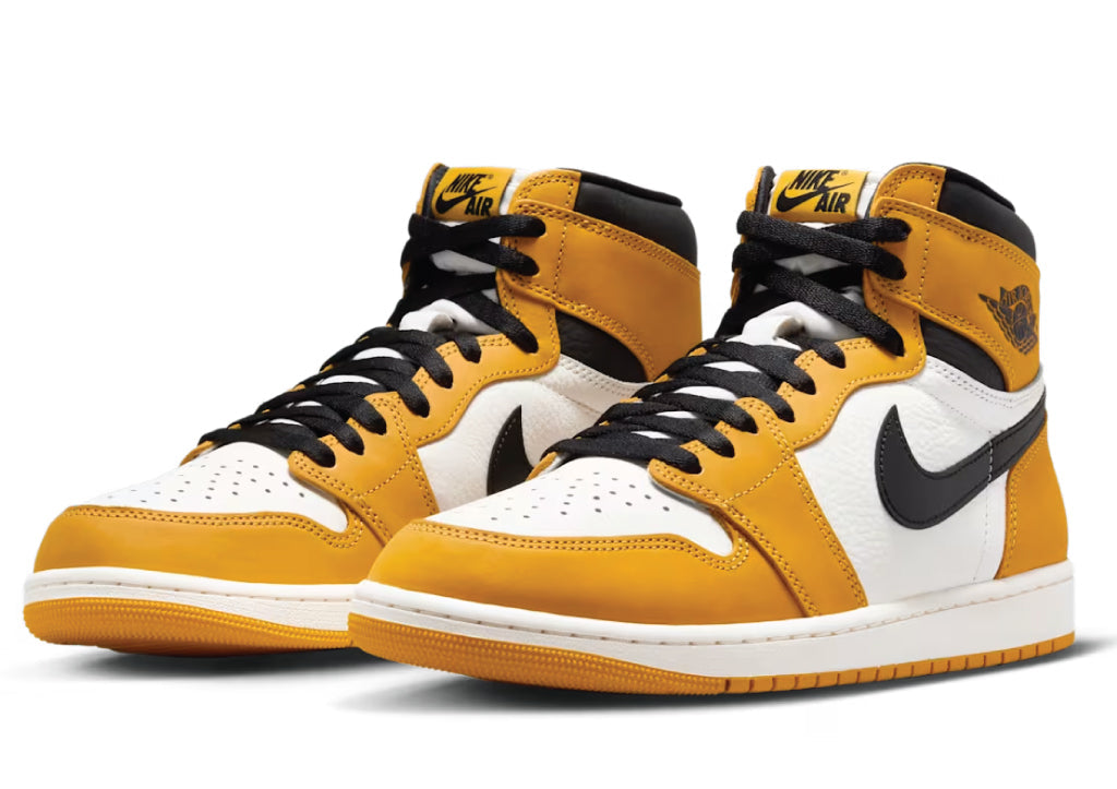 Air Jordan 1 Retro High OG Yellow Ochre sneaker product image 2 | Foot Spikes