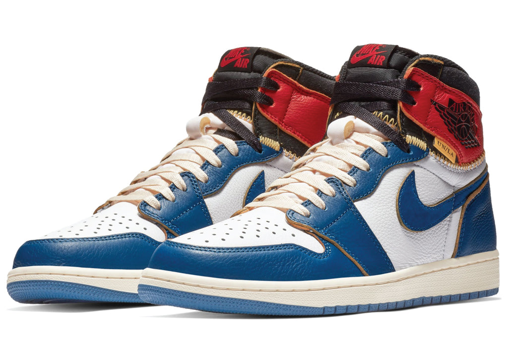 Air Jordan 1 Retro High Union Los Angeles Storm Blue sneaker product image 2 | Foot Spikes
