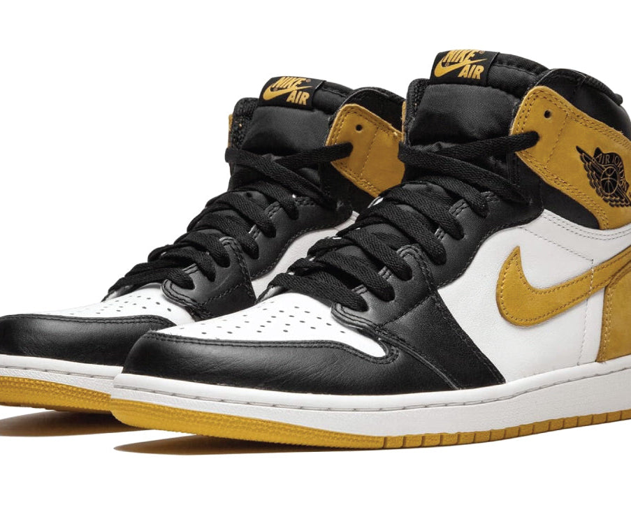 Air Jordan 1 Retro High Yellow Ochre Men's sneaker product image 2 | Foot Spikes