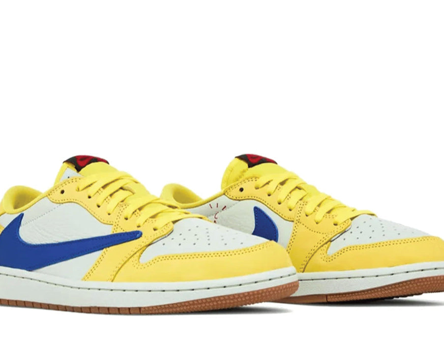Air Jordan 1 Retro Low OG x Travis Scott Wmns Canary sneaker product image 2 | Foot Spikes