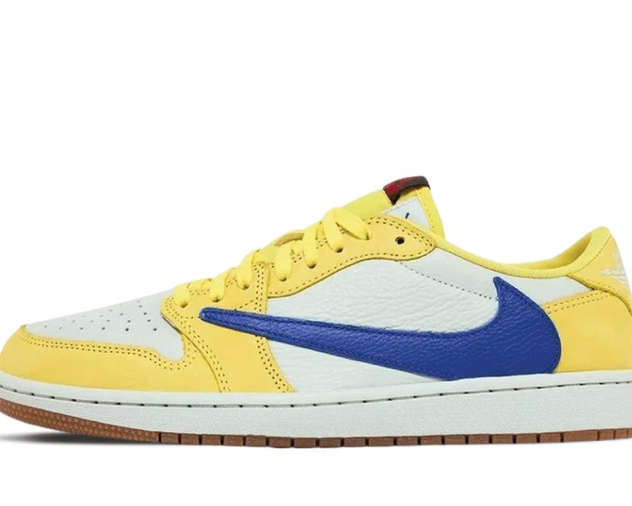 Air Jordan 1 Retro Low OG x Travis Scott Wmns Canary sneaker product image 1 | Foot Spikes