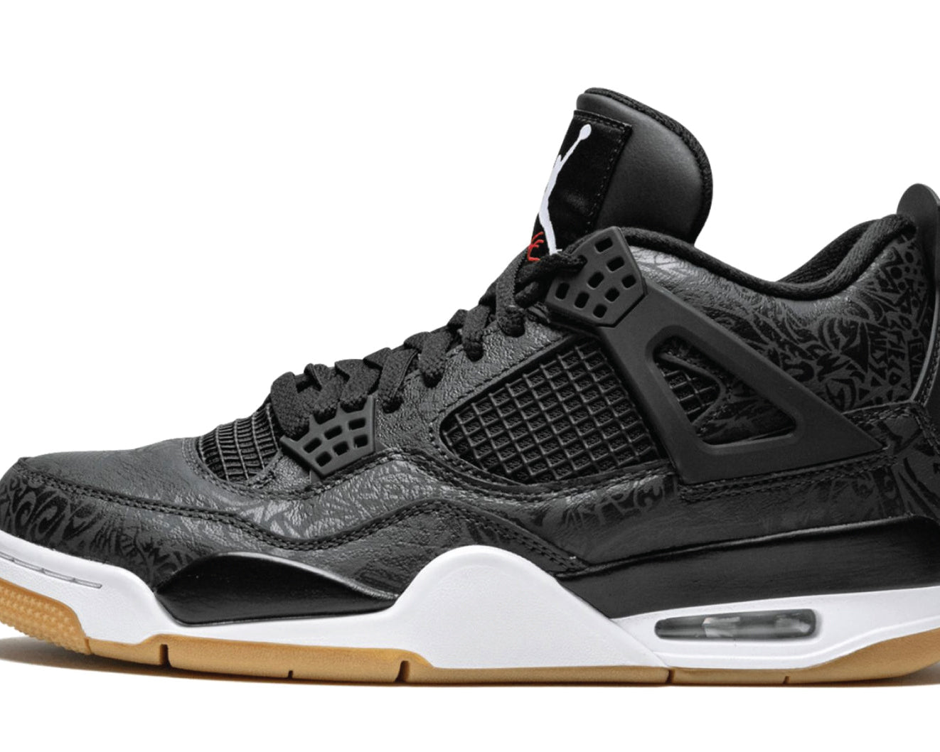 Air Jordan 4 Black Laser sneaker product image 1 | Foot Spikes