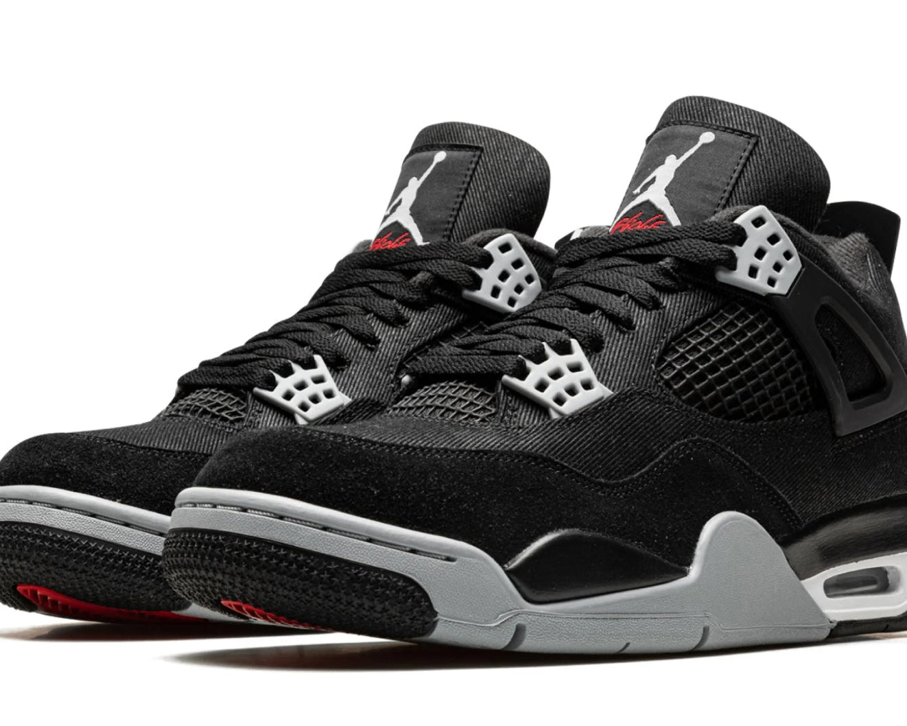 Air Jordan 4 Retro SE Black Canvas sneaker product image 3 | Foot Spikes