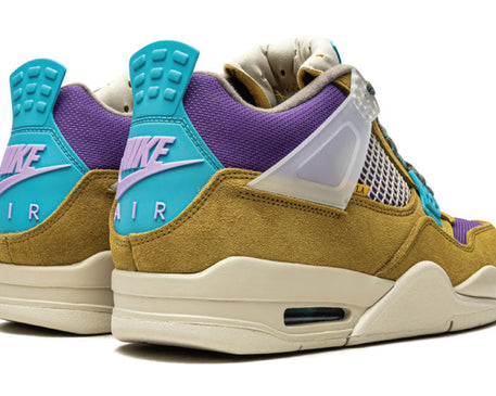 Air Jordan 4 Retro SP Union 30th Anniversary Desert Moss Tan sneaker product image 3 | Foot Spikes