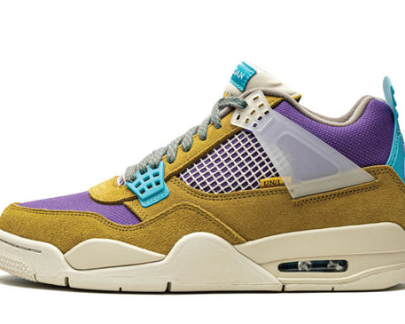 Air Jordan 4 Retro SP Union 30th Anniversary Desert Moss Tan sneaker product image 1 | Foot Spikes