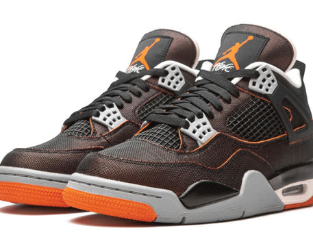 Air Jordan 4 Retro Starfish Orange Womens sneaker product image 2 | Foot Spikes