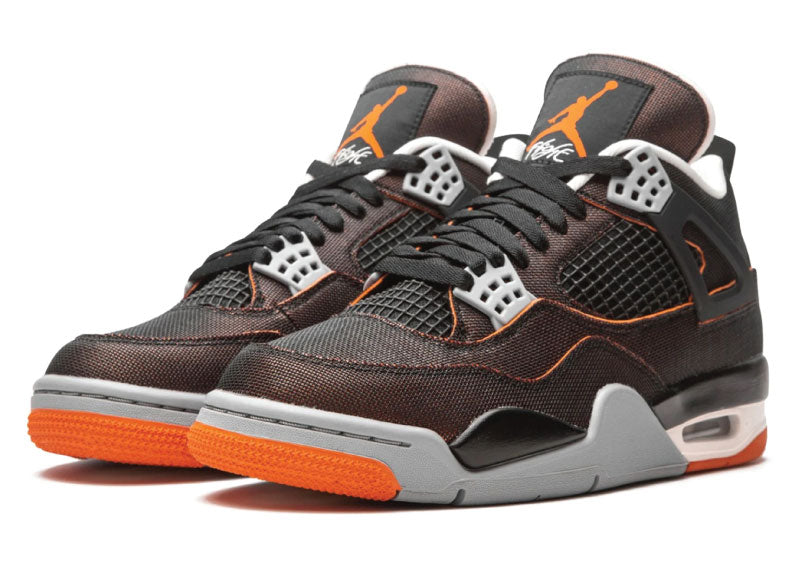 Air Jordan 4 Retro Starfish Orange Womens sneaker product image 2 | Foot Spikes