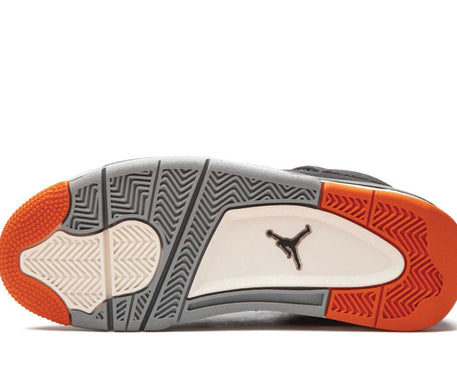 Air Jordan 4 Retro Starfish Orange Womens sneaker product image 4 | Foot Spikes