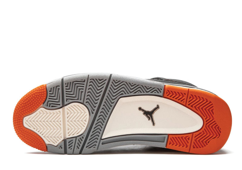 Air Jordan 4 Retro Starfish Orange Womens sneaker product image 4 | Foot Spikes
