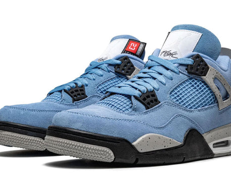 Air Jordan 4 Retro University Blue sneaker product image 2 | Foot Spikes