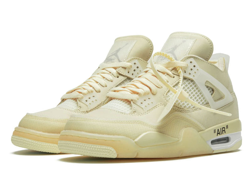 Air Jordan 4 Retro X-Off White Snail sneaker product image 2 | Foot Spikes