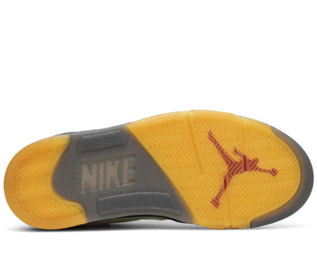 Air Jordan 5 Retro Off White Sail sneaker product image 4 | Foot Spikes
