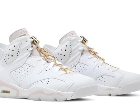 Air Jordan 6 Retro Gold Hoops sneaker product image 2 | Foot Spikes