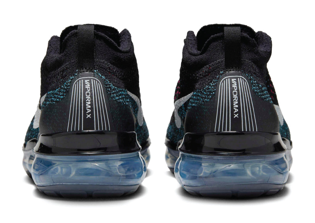 Air VaporMax 2023 Flyknit Black Red University Blue sneaker product image 3 | Foot Spikes