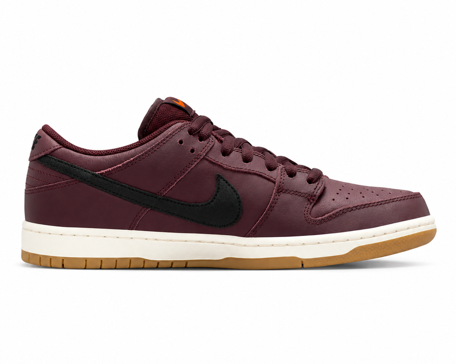 SB Dunk Low Pro ISO "Burgundy Crush" sneaker product image 3 | Foot Spikes
