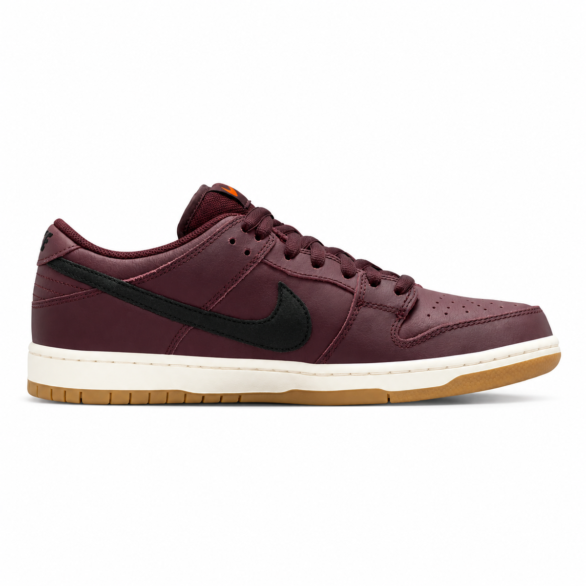 SB Dunk Low Pro ISO "Burgundy Crush" sneaker product image 3 | Foot Spikes