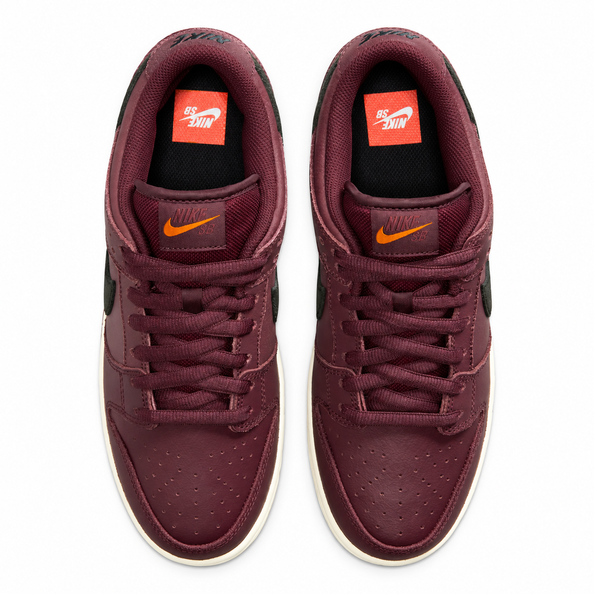 SB Dunk Low Pro ISO "Burgundy Crush" sneaker product image 4 | Foot Spikes