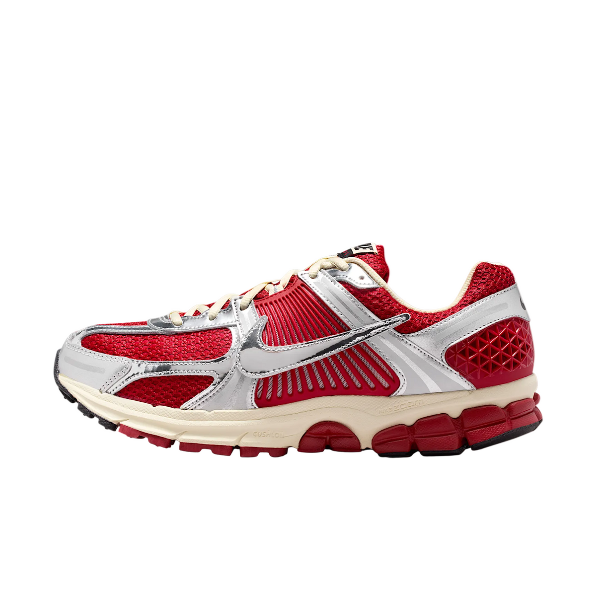 Zoom Vomero 5 Gym Red/Chrome/Metallic Silver sneaker product image 1 | Foot Spikes