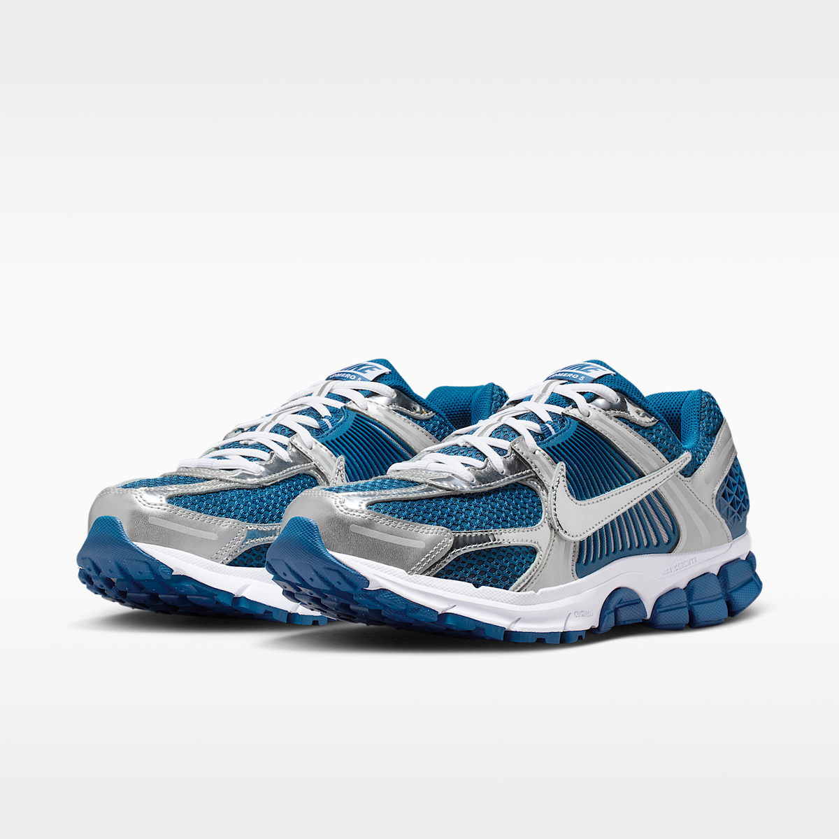 Zoom Vomero 5 Court Blue/White/Metallic Silver sneaker product image 5 | Foot Spikes