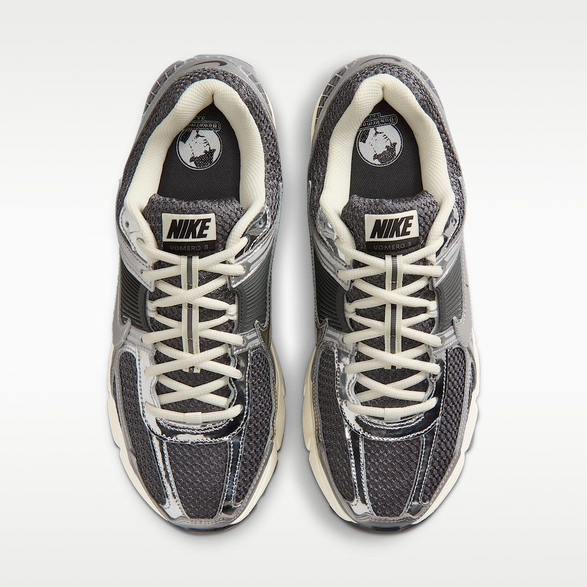 Zoom Vomero 5 Iron Grey/Chrome/Metallic Silver sneaker product image 4 | Foot Spikes
