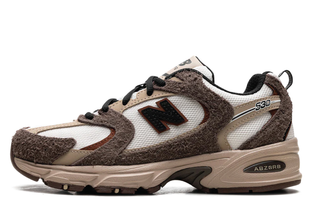 New Balance 530 Brown Tan sneaker product image 1 | Foot Spikes