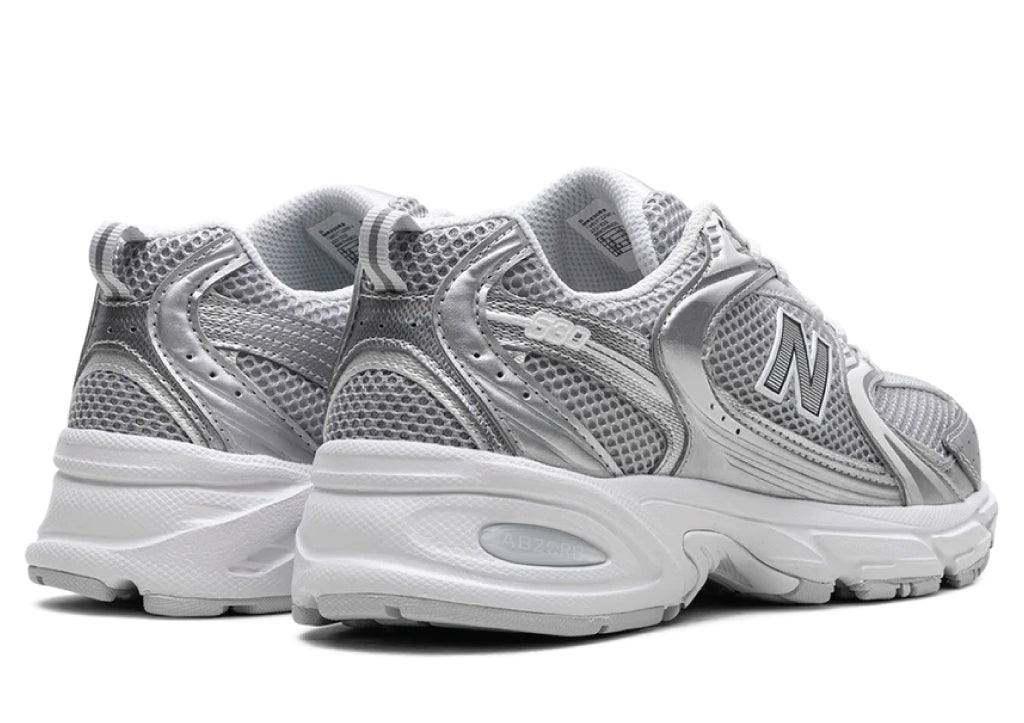New Balance 530 Moonbeam Silver Metallic sneaker product image 3 | Foot Spikes