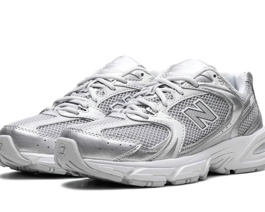 New Balance 530 Moonbeam Silver Metallic sneaker product image 2 | Foot Spikes