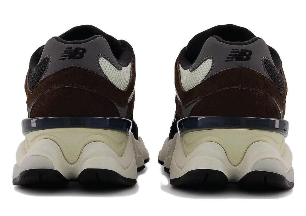 New Balance 9060 Dark Brown sneaker product image 4 | Foot Spikes