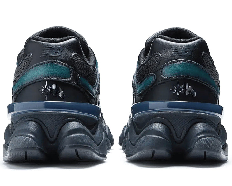 New Balance 9060 Mowalola Burglarwear Black Teal Pink sneaker product image 3 | Foot Spikes