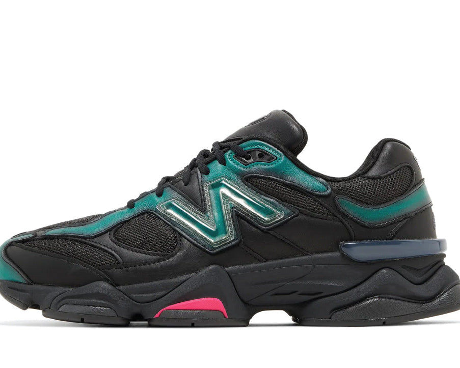 New Balance 9060 Mowalola Burglarwear Black Teal Pink sneaker product image 1 | Foot Spikes