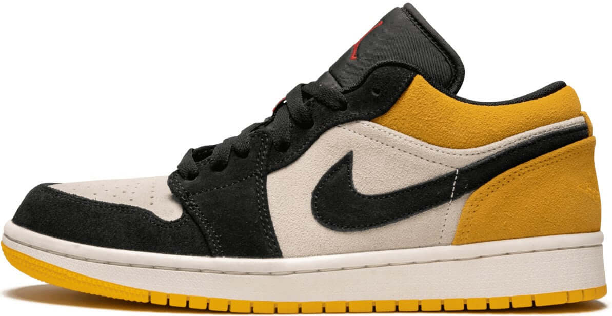 Air Jordan 1 Low Sail 'University Gold Black' sneaker product image 5 | Foot Spikes
