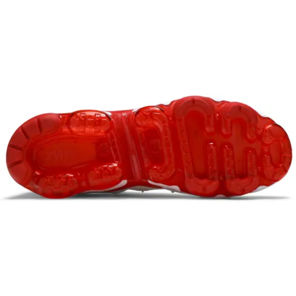 Air Vapormax Plus White University Red sneaker product image 2 | Foot Spikes