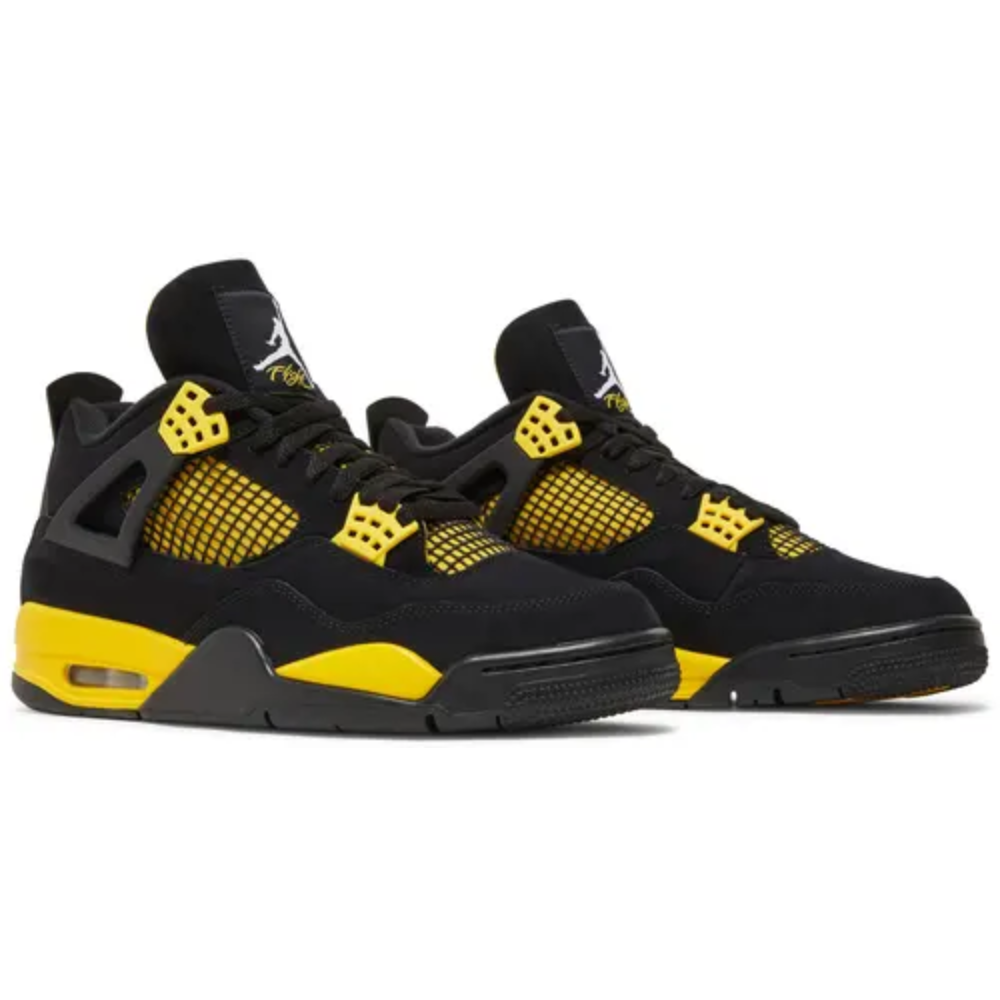 Air Jordan 4 Retro Yellow Thunder sneaker product image 4 | Foot Spikes