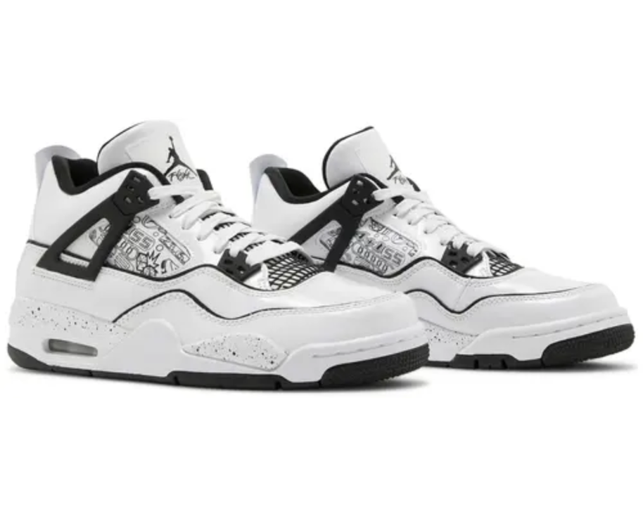 Air Jordan 4 Retro GS 'DIY' sneaker product image 4 | Foot Spikes