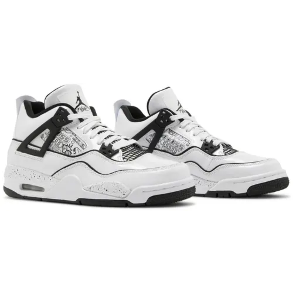 Air Jordan 4 Retro GS 'DIY' sneaker product image 4 | Foot Spikes