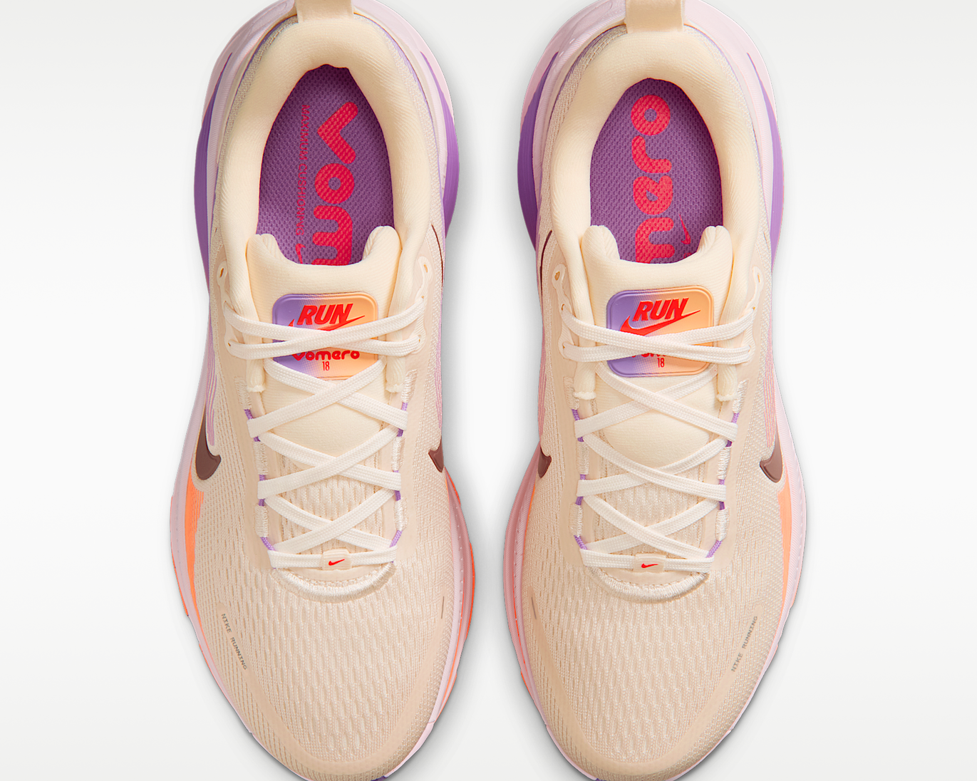 Vomero 18 Chalk/Pink sneaker product image 4 | Foot Spikes