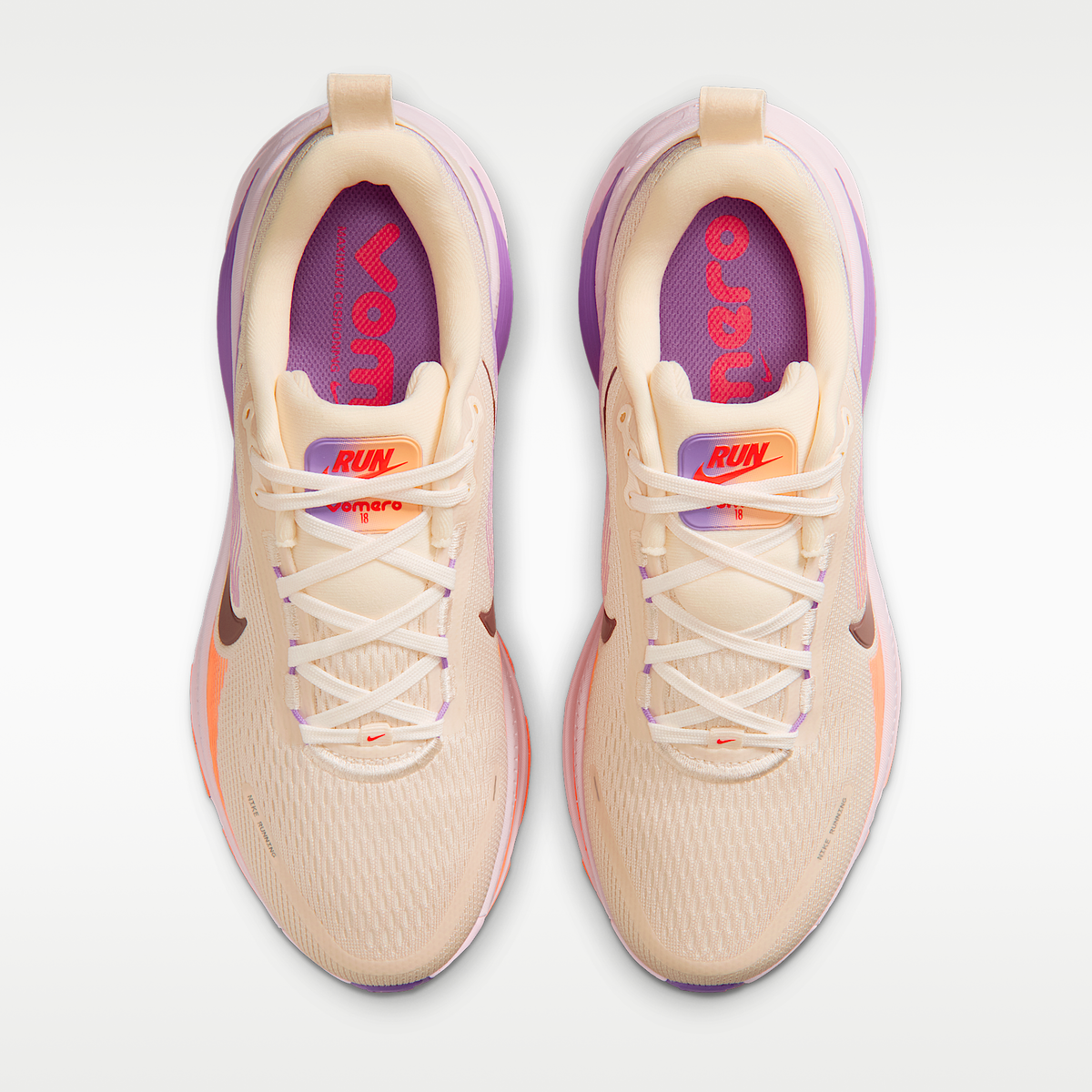 Vomero 18 Chalk/Pink sneaker product image 4 | Foot Spikes