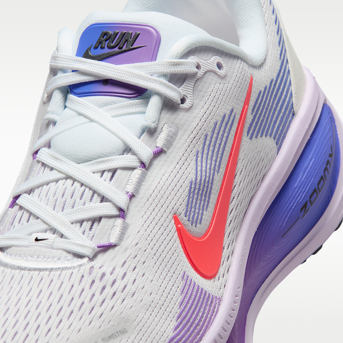 Wmns Vomero 18 White Violet Mist sneaker product image 7 | Foot Spikes