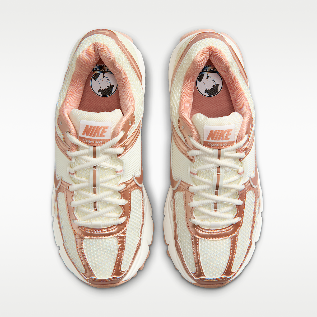 Wmns Zoom Vomero 5 Sail/Rose Gold sneaker product image 4 | Foot Spikes