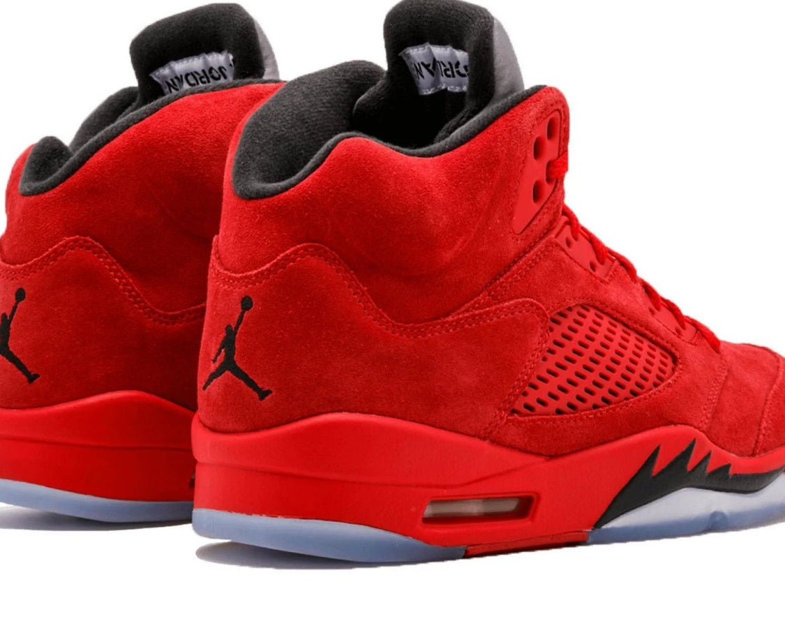 Air Jordan 5 Retro "Red Suede" sneaker product image 4 | Foot Spikes