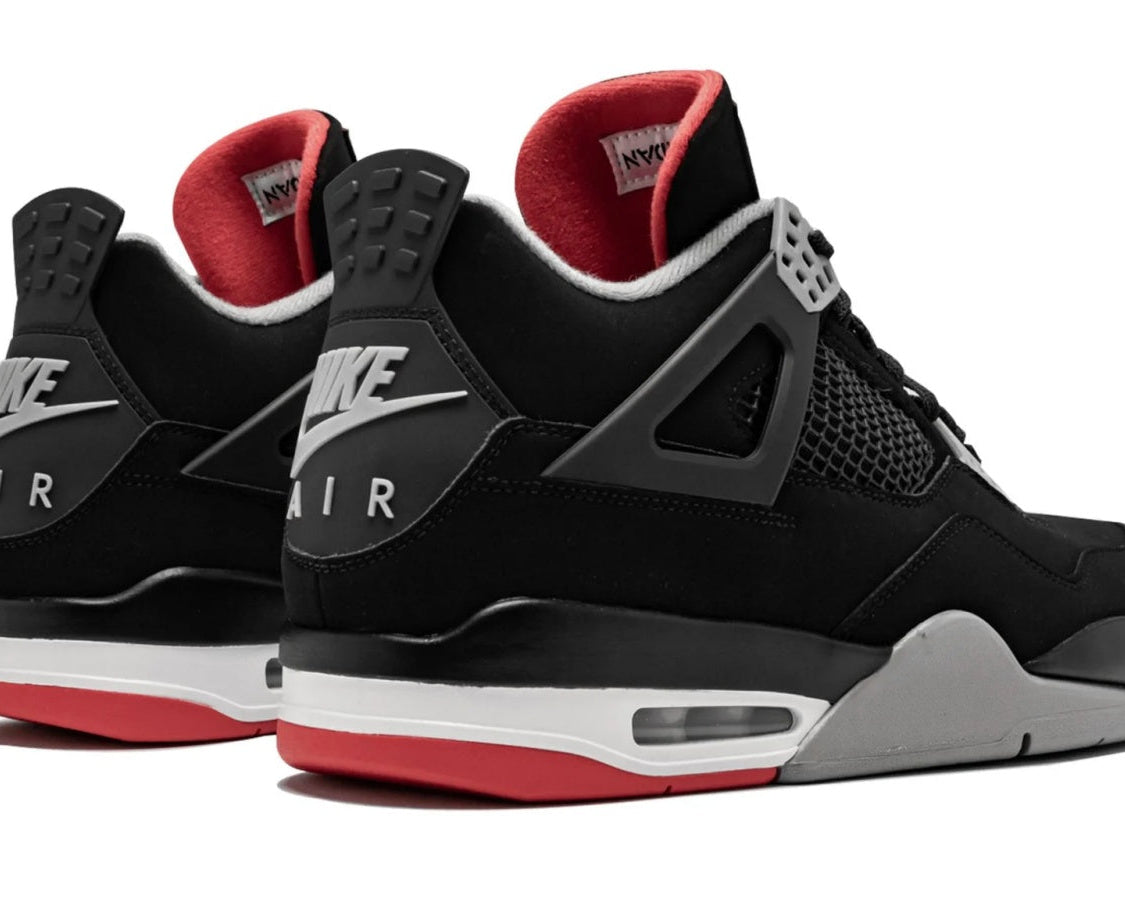 Air Jordan 4 Retro "Bred 2019" sneaker product image 4 | Foot Spikes
