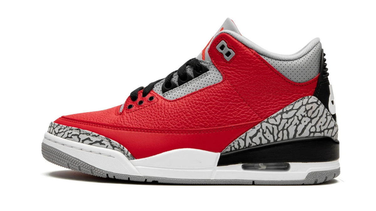 Air Jordan 3 Retro "Red Cement/Unite" sneaker product image 1 | Foot Spikes