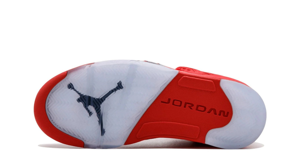 Air Jordan 5 Retro "Red Suede" sneaker product image 5 | Foot Spikes