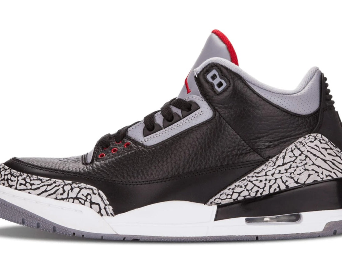 Air Jordan 3 Retro "Black Cement" sneaker product image 1 | Foot Spikes