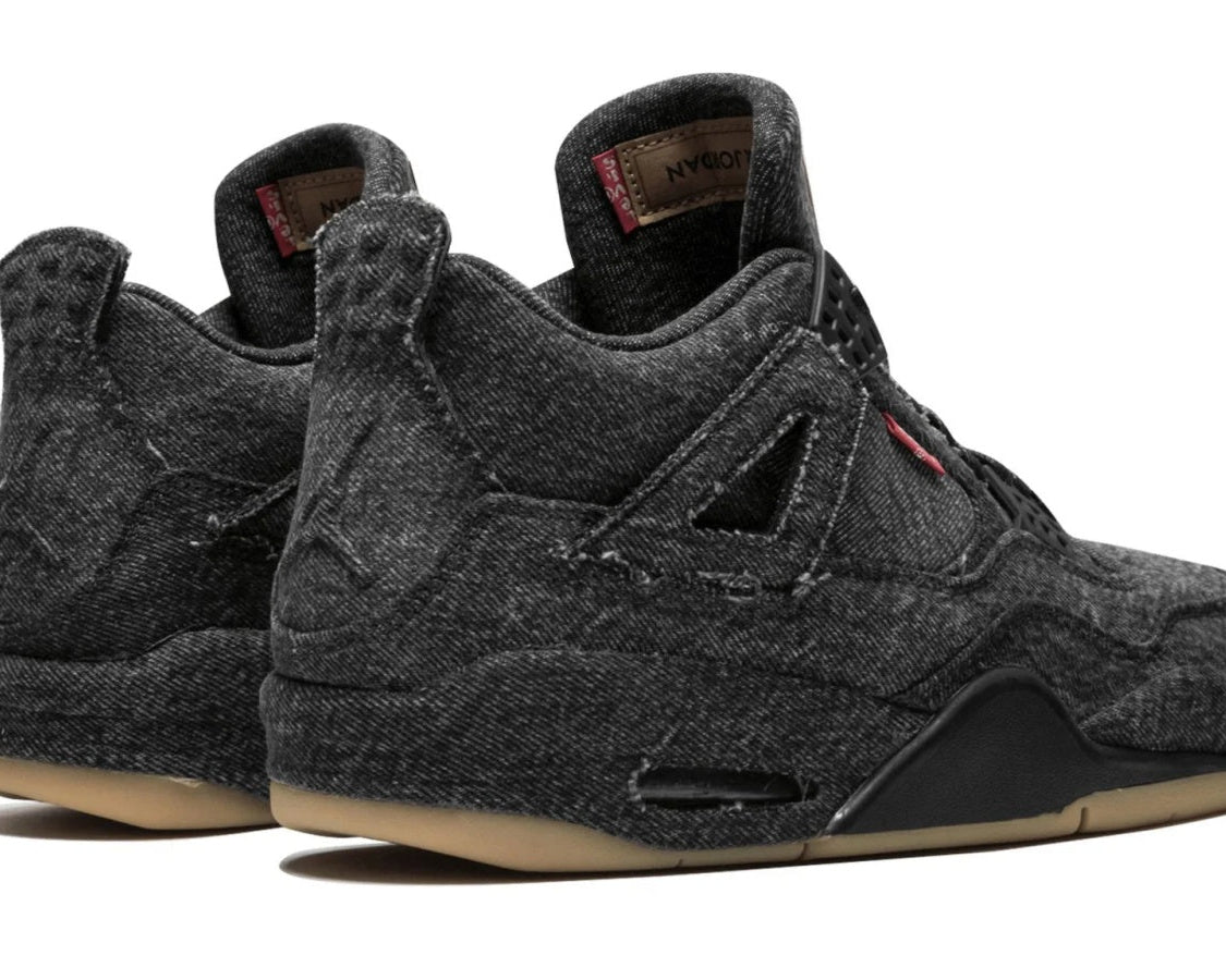 Air Jordan 4 Retro Levis NRG "Black Levis" sneaker product image 4 | Foot Spikes