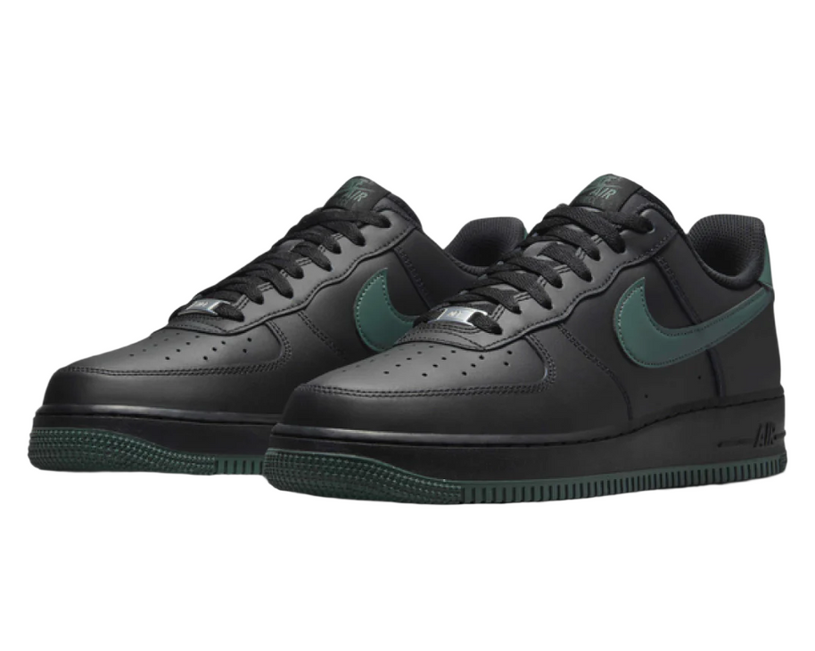 Nike Air Force 1 '07 Low Black Vintage Green sneaker product image 5 | Foot Spikes