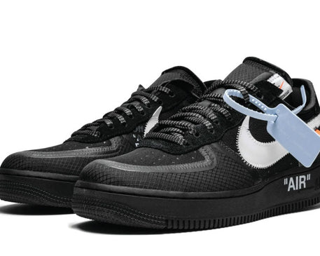 Off-White x Air Force 1 Low 'Black' sneaker product image 2 | Foot Spikes
