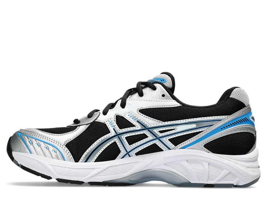 Asics GT-2160 Black Pure Silver Bright Blue sneaker product image 1 | Foot Spikes